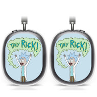 Onyourcases Tiny Rick and Morty Custom AirPods Max Case Cover Personalized Transparent TPU Shockproof Smart Protective Cover Shock-proof Dust-proof Slim Accessories Best Compatible with AirPods Max