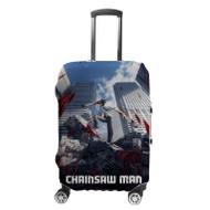 Onyourcases Chainsaw Man Anime Custom Luggage Case Cover Suitcase Best Travel Brand Trip Vacation Baggage Cover Protective Print
