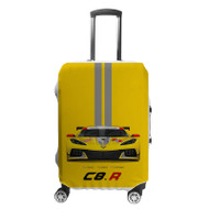 Onyourcases Chevrolet Corvette C8 R Custom Luggage Case Cover Suitcase Best Travel Brand Trip Vacation Baggage Cover Protective Print