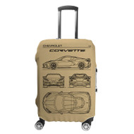 Onyourcases Corvette C8 Custom Luggage Case Cover Suitcase Best Travel Brand Trip Vacation Baggage Cover Protective Print