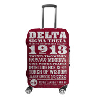 Onyourcases Delta Sigma Theta Custom Luggage Case Cover Suitcase Best Travel Brand Trip Vacation Baggage Cover Protective Print