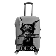 Onyourcases Doberman Gun Fashion Custom Luggage Case Cover Suitcase Best Travel Brand Trip Vacation Baggage Cover Protective Print