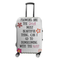 Onyourcases Flowers Hoco Custom Luggage Case Cover Suitcase Best Travel Brand Trip Vacation Baggage Cover Protective Print
