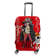 Onyourcases Luffy One Piece Film Red Custom Luggage Case Cover Suitcase Best Travel Brand Trip Vacation Baggage Cover Protective Print