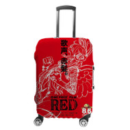 Onyourcases One Piece Film Red Anime Custom Luggage Case Cover Suitcase Best Travel Brand Trip Vacation Baggage Cover Protective Print