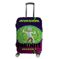 Onyourcases Rick and Morty Fortnite Custom Luggage Case Cover Suitcase Best Travel Brand Trip Vacation Baggage Cover Protective Print