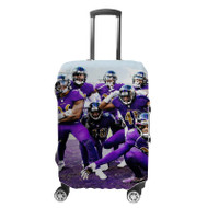Onyourcases Baltimore Ravens NFL 2022 Squad Custom Luggage Case Cover Suitcase Travel Best Brand Trip Vacation Baggage Cover Protective Print