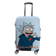 Onyourcases Rick and Morty Middle Finger Custom Luggage Case Cover Suitcase Travel Best Brand Trip Vacation Baggage Cover Protective Print