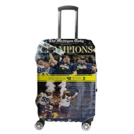 Onyourcases The Michigan Daily Champion Custom Luggage Case Cover Suitcase Travel Best Brand Trip Vacation Baggage Cover Protective Print