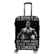 Onyourcases Arnold Schwarzenegger Motivational Quotes Custom Luggage Case Cover Suitcase Travel Best Brand Trip Vacation Baggage Cover Protective Print