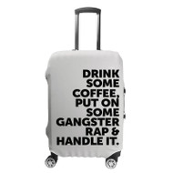 Onyourcases Drink Some Coffee Quotes Custom Luggage Case Cover Suitcase Travel Best Brand Trip Vacation Baggage Cover Protective Print