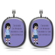 Onyourcases Bobs Burger Tina Belcher Quote Custom AirPods Max Case Cover Personalized Transparent TPU Art Shockproof Smart Protective Cover Shock-proof Dust-proof Slim Accessories Compatible with AirPods Max