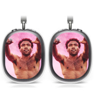 Onyourcases Childish Gambino Custom AirPods Max Case Cover Personalized Transparent TPU Art Shockproof Smart Protective Cover Shock-proof Dust-proof Slim Accessories Compatible with AirPods Max