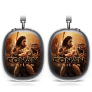 Onyourcases Conan Exiles Custom AirPods Max Case Cover Personalized Transparent TPU Art New Shockproof Smart Protective Cover Shock-proof Dust-proof Slim Accessories Compatible with AirPods Max