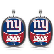 Onyourcases New York Giants NFL Custom AirPods Max Case Cover Personalized Transparent TPU Art New Shockproof Smart Protective Cover Shock-proof Dust-proof Slim Accessories Compatible with AirPods Max