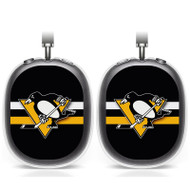 Onyourcases Pittsburgh Penguins 2 NHL Custom AirPods Max Case Cover Personalized Transparent TPU Art New Shockproof Smart Protective Cover Shock-proof Dust-proof Slim Accessories Compatible with AirPods Max