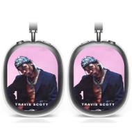 Onyourcases Travis Scott Custom AirPods Max Case Cover Personalized Transparent TPU Art New Shockproof Smart Protective Cover Shock-proof Dust-proof Slim Accessories Compatible with AirPods Max