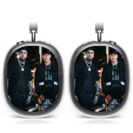 Onyourcases Daddy Yankee and Nicky Jam Custom AirPods Max Case Cover Personalized Transparent TPU Top Shockproof Smart Protective Cover Shock-proof Dust-proof Slim Accessories Compatible with AirPods Max