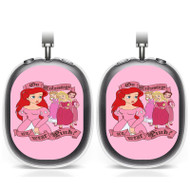 Onyourcases Disney Princesses Pink Custom AirPods Max Case Cover Personalized Transparent TPU Top Shockproof Smart Protective Cover Shock-proof Dust-proof Slim Accessories Compatible with AirPods Max