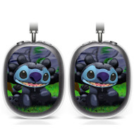 Onyourcases Disney Stitch as Toothless Custom AirPods Max Case Cover Personalized Transparent TPU Top Shockproof Smart Protective Cover Shock-proof Dust-proof Slim Accessories Compatible with AirPods Max