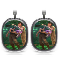 Onyourcases Disney Tangled Rapunzel and Flynn Custom AirPods Max Case Cover Personalized Transparent TPU Top Shockproof Smart Protective Cover Shock-proof Dust-proof Slim Accessories Compatible with AirPods Max