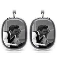 Onyourcases Johnny Cash Custom AirPods Max Case Cover Personalized Transparent TPU Top Shockproof Smart Protective Cover Shock-proof Dust-proof Slim Accessories Compatible with AirPods Max