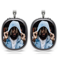 Onyourcases Yung Bans Custom AirPods Max Case Cover Personalized Transparent TPU Top Shockproof Smart Protective Cover Shock-proof Dust-proof Slim Accessories Compatible with AirPods Max