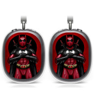 Onyourcases Batpool Batman Deadpool Custom AirPods Max Case Cover Personalized Transparent TPU Top Art Shockproof Smart Protective Cover Shock-proof Dust-proof Slim Accessories Compatible with AirPods Max