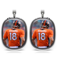 Onyourcases Denver Broncos Peyton Manning Custom AirPods Max Case Cover Personalized Transparent TPU Top Art Shockproof Smart Protective Cover Shock-proof Dust-proof Slim Accessories Compatible with AirPods Max