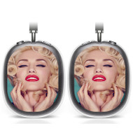 Onyourcases Gwen Stefani Custom AirPods Max Case Cover Personalized Transparent TPU Top Art Shockproof Smart Protective Cover Shock-proof Dust-proof Slim Accessories Compatible with AirPods Max
