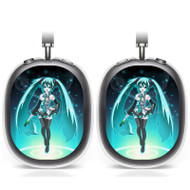 Onyourcases Hatsune Miku Custom AirPods Max Case Cover Personalized Transparent TPU Top Art Shockproof Smart Protective Cover Shock-proof Dust-proof Slim Accessories Compatible with AirPods Max