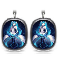 Onyourcases Hatsune Miku Vocaloid Custom AirPods Max Case Cover Personalized Transparent TPU Top Art Shockproof Smart Protective Cover Shock-proof Dust-proof Slim Accessories Compatible with AirPods Max