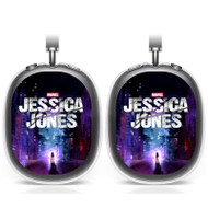 Onyourcases Jessica Jones Purple Custom AirPods Max Case Cover Personalized Transparent TPU Top Art Shockproof Smart Protective Cover Shock-proof Dust-proof Slim Accessories Compatible with AirPods Max