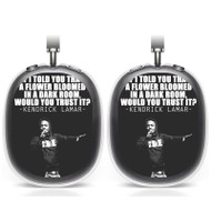 Onyourcases Kendrick Lamar Quotes Custom AirPods Max Case Cover Personalized Transparent TPU Top Art Shockproof Smart Protective Cover Shock-proof Dust-proof Slim Accessories Compatible with AirPods Max