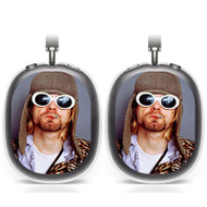 Onyourcases Kurt Cobain Nirvana Custom AirPods Max Case Cover Personalized Transparent TPU Top Art Shockproof Smart Protective Cover Shock-proof Dust-proof Slim Accessories Compatible with AirPods Max