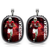 Onyourcases Larry Fitzgerald Cardinals NFL Custom AirPods Max Case Cover Personalized Transparent TPU Top Art Shockproof Smart Protective Cover Shock-proof Dust-proof Slim Accessories Compatible with AirPods Max