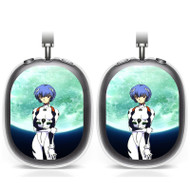 Onyourcases Neon Genesis Evangelion Rei Ayanami Custom AirPods Max Case Cover Personalized Transparent TPU Top Art Shockproof Smart Protective Cover Shock-proof Dust-proof Slim Accessories Compatible with AirPods Max