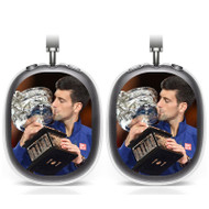 Onyourcases Novak Djokovic Champ Custom AirPods Max Case Cover Personalized Transparent TPU Top Art Shockproof Smart Protective Cover Shock-proof Dust-proof Slim Accessories Compatible with AirPods Max