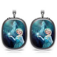 Onyourcases Princess Elsa Disney Frozen Custom AirPods Max Case Cover Personalized Transparent TPU Top Art Shockproof Smart Protective Cover Shock-proof Dust-proof Slim Accessories Compatible with AirPods Max