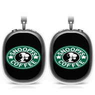 Onyourcases Snoopy s Coffee The Peanuts Starbucks Coffee Custom AirPods Max Case Cover Personalized Transparent TPU Top Art Shockproof Smart Protective Cover Shock-proof Dust-proof Slim Accessories Compatible with AirPods Max