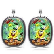 Onyourcases Spongebob Squarepants Cooking Custom AirPods Max Case Cover Personalized Transparent TPU Top Art Shockproof Smart Protective Cover Shock-proof Dust-proof Slim Accessories Compatible with AirPods Max
