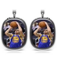 Onyourcases Stephen Curry Golden State Warriors Custom AirPods Max Case Cover Personalized Transparent TPU Top Art Shockproof Smart Protective Cover Shock-proof Dust-proof Slim Accessories Compatible with AirPods Max