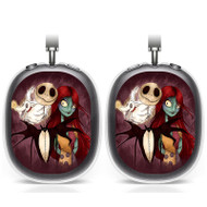 Onyourcases The Nightmare Before Christmas Jack and Sally Custom AirPods Max Case Cover Personalized Transparent TPU Top Art Shockproof Smart Protective Cover Shock-proof Dust-proof Slim Accessories Compatible with AirPods Max