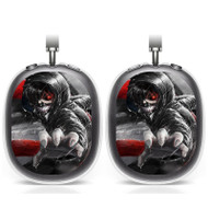 Onyourcases Tokyo Ghoul Kaneki Ken Red Eyes Custom AirPods Max Case Cover Personalized Transparent TPU Top Art Shockproof Smart Protective Cover Shock-proof Dust-proof Slim Accessories Compatible with AirPods Max
