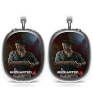Onyourcases Uncharted 4 Custom AirPods Max Case Cover Personalized Transparent TPU Top Art Shockproof Smart Protective Cover Shock-proof Dust-proof Slim Accessories Compatible with AirPods Max