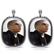Onyourcases Jay Z Glasses Custom AirPods Max Case Cover Personalized Transparent TPU Shockproof Smart New Protective Cover Shock-proof Dust-proof Slim Accessories Compatible with AirPods Max