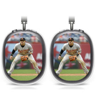 Onyourcases Manny Machado Baltimore Orioles Baseball Custom AirPods Max Case Cover Personalized Transparent TPU Shockproof Smart New Protective Cover Shock-proof Dust-proof Slim Accessories Compatible with AirPods Max