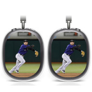 Onyourcases Nolan Arenado Colorado Rockies Baseball Custom AirPods Max Case Cover Personalized Transparent TPU Shockproof Smart New Protective Cover Shock-proof Dust-proof Slim Accessories Compatible with AirPods Max