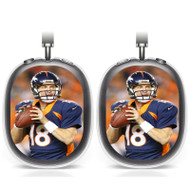 Onyourcases Peyton Manning Denver Broncos Baseball Custom AirPods Max Case Cover Personalized Transparent TPU Shockproof Smart New Protective Cover Shock-proof Dust-proof Slim Accessories Compatible with AirPods Max