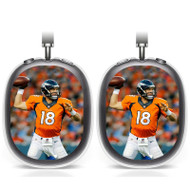 Onyourcases Peyton Manning Denver Broncos Custom AirPods Max Case Cover Personalized Transparent TPU Shockproof Smart New Protective Cover Shock-proof Dust-proof Slim Accessories Compatible with AirPods Max